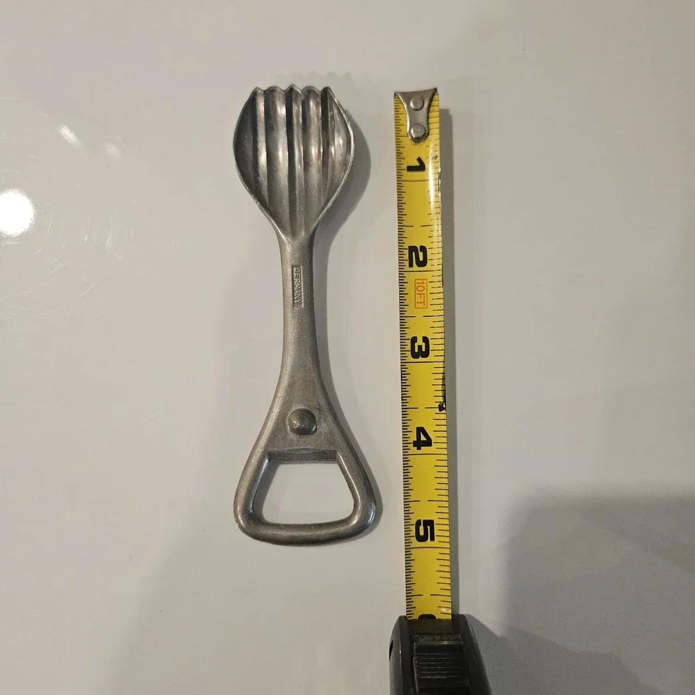 Vintage Germany bottle opener and butter multitool Garnieta Wilesco Spoon
